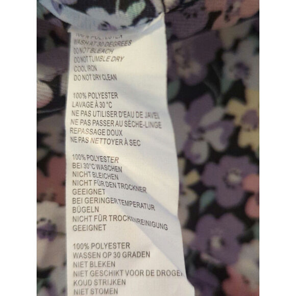 Nasty Gal Lilac Disty Floral‎ Peplum Bell Sleeve  
Top Women's 18 Boho Babydoll - Picture 8 of 11